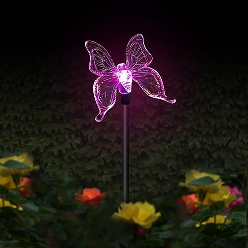 Bunte LED-Gartenlichter