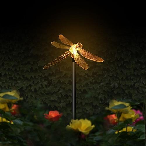 Bunte LED-Gartenlichter